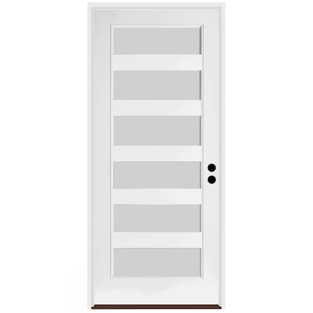 Trimlite Exterior Single Door, Left Hand/Inswing, 1.75 Thick, Fiberglass 2880LHISPSF20F6LS491626DB